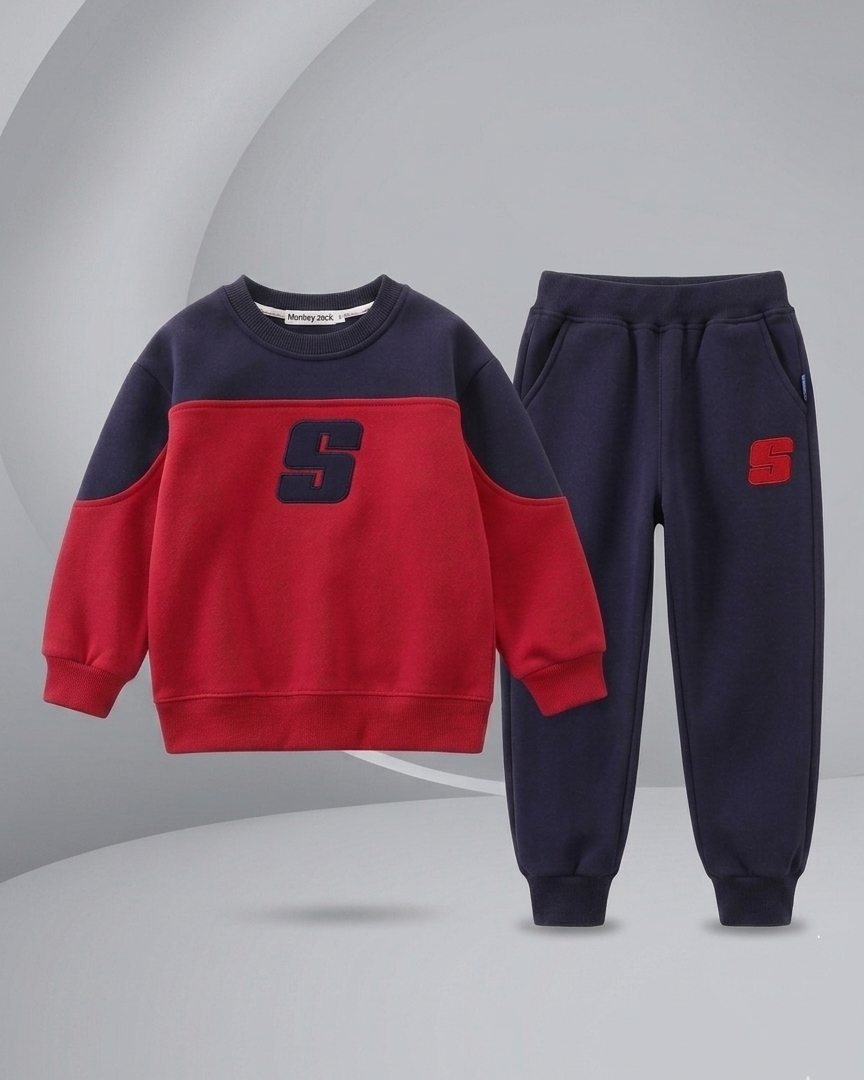 Conjunto niño 2 piezas sudadera y pantalón deportivo chándal infantil cómodo talla 1-8 en España