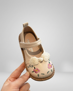 Zapato Niña Verano Bordado de Flores
