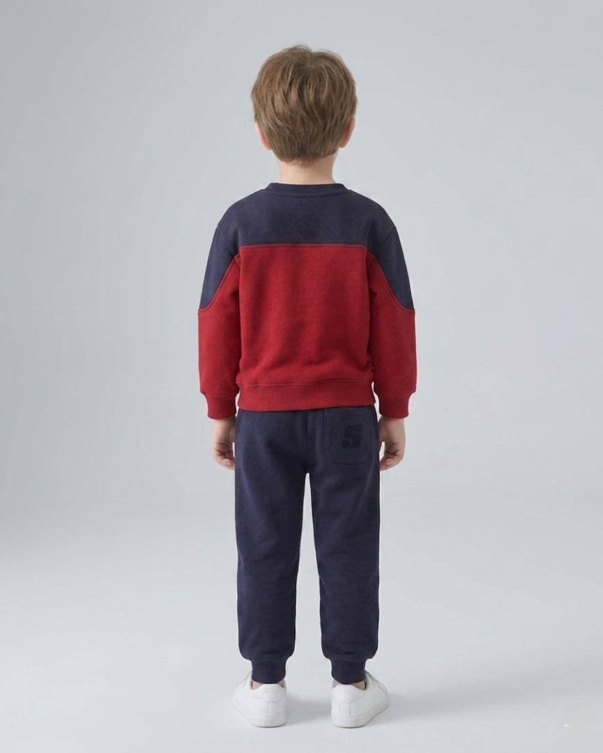 Conjunto niño 2 piezas sudadera y pantalón deportivo chándal infantil cómodo talla 1-8 en España