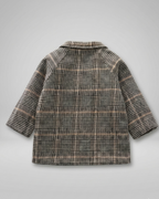 Abrigo de invierno infantil clásico elegante para niño y niña outfit niño