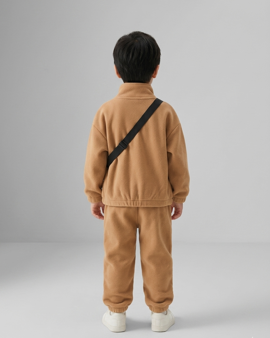 Conjunto ropa bebé invierno 2 piezas: chaqueta y pantalón con bolso pequeño tipo peluche  conjunto niño invierno en España