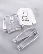 Conjunto Deportivo Niño Bear Cool Chaqueta Varsity de Algodón