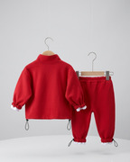 Conjunto niño invierno 2 piezas , chándal infantil con chaqueta con cremallera y pantalón deportivo con bolsillo de perrito, Ideal para primavera  en España