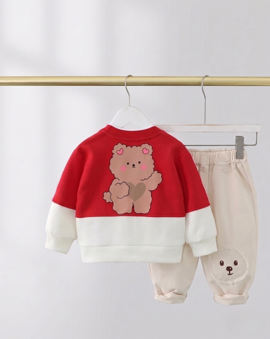 Conjunto Bebé 3 Piezas Osito ,Ropa Bebé Niño y Niña
