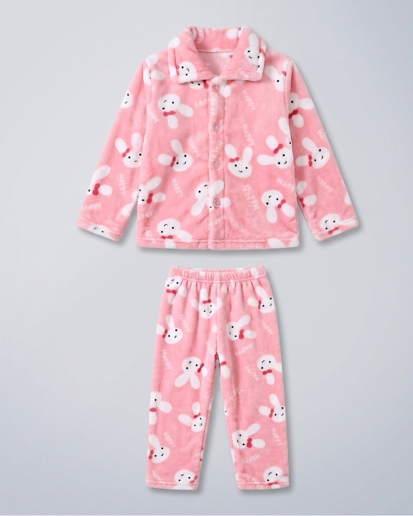 Pijamas de invierno para niños 2 piezas de felpa cálida conjunto pijama infantil invierno en España