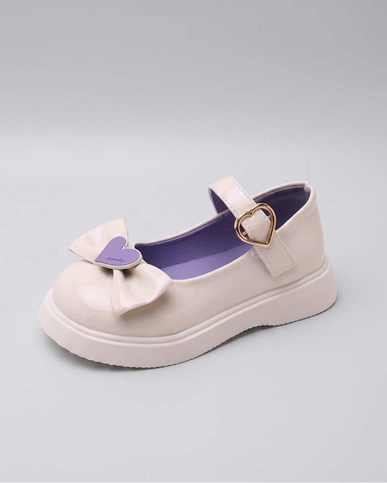Zapato elegante para niña con lazo frontal de diseño moderno en España