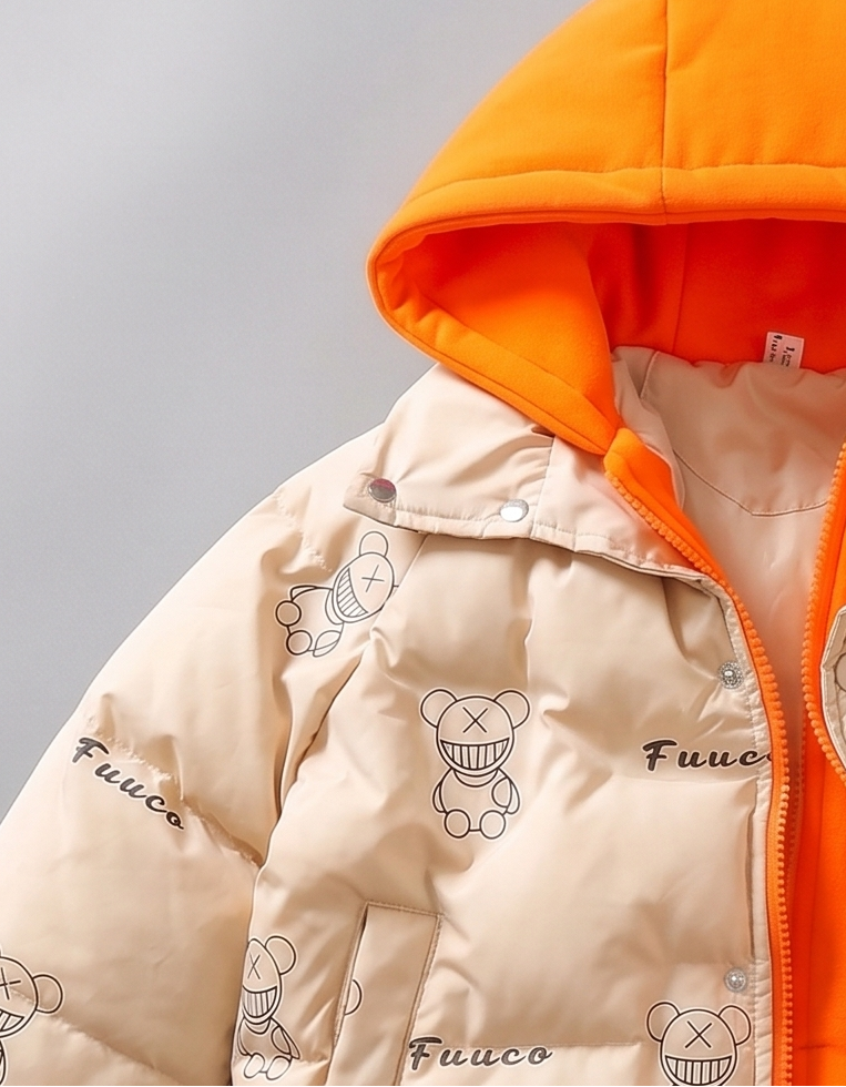 Chaqueta acolchada bebé con ositos abrigo invierno niño