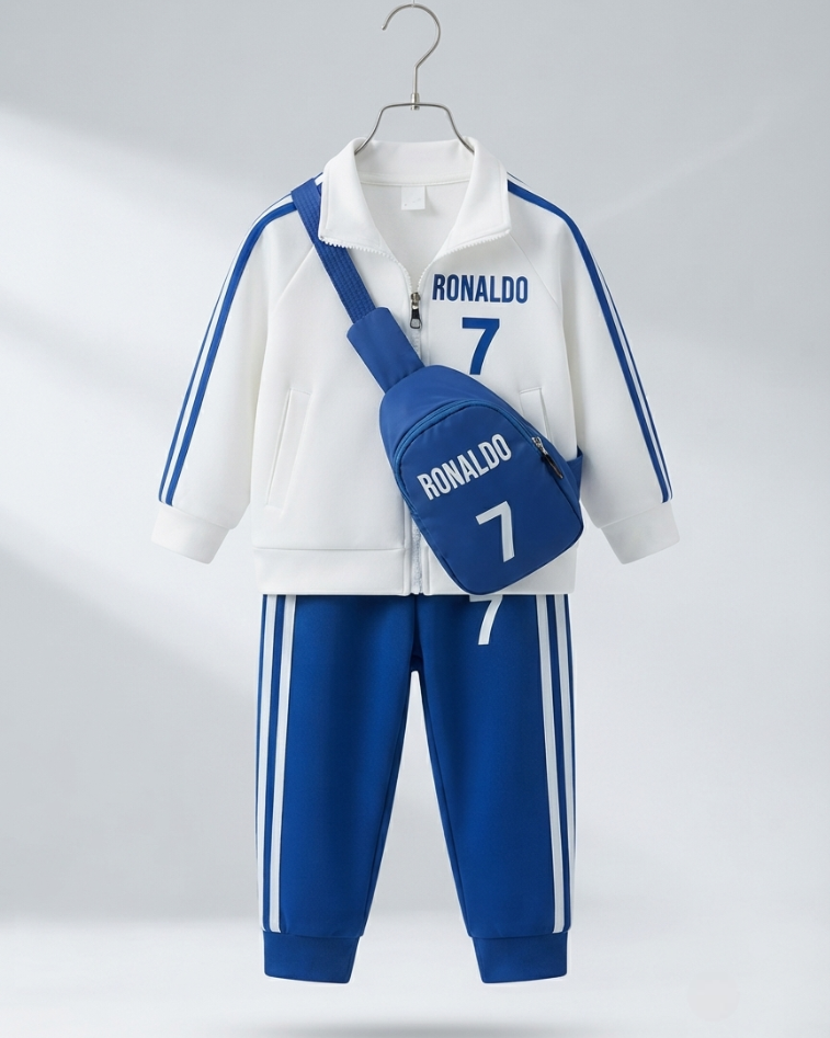 Chándal RONALDO 3 Piezas  Conjunto Deportivo