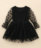 Vestido de Tul con Lunares para Niña