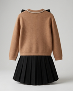 Conjunto niña 2 piezas con lazo grande elegante otoño invierno  es perfecto para ocasiones especiales, en España