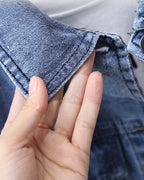 Conjunto denim niño 2 piezas chaqueta vaquera, camiseta y pantalón