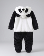 Mono de invierno bebé niño con capucha de animal – pijama infantil de felpa suave en España