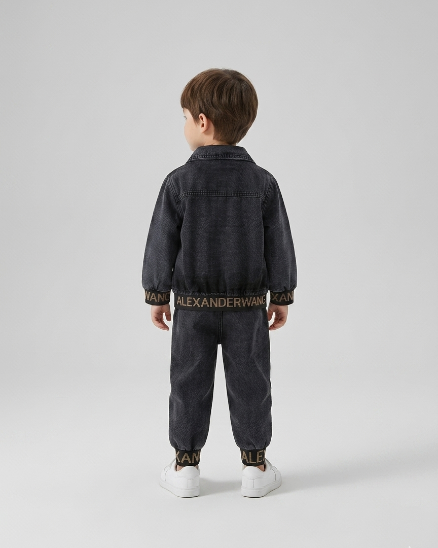 Conjunto infantil denim 3 piezas (chaqueta vaquera, camiseta interior y pantalón vaquero)  ropa infantil niño  en España