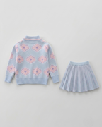 Vestido niña invierno de tejido suave con textura cómoda | vestido niña punto suave | ropa niña elegante en España