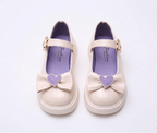 Zapato elegante para niña con lazo frontal de diseño moderno en España
