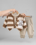Conjunto infantil 3 piezas bebé y niño: suéter de punto, camiseta de algodón y pantalón cómodo  ropa bebé y ropa infantil invierno en España