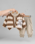 Conjunto infantil 3 piezas bebé y niño: suéter de punto, camiseta de algodón y pantalón cómodo  ropa bebé y ropa infantil invierno en España