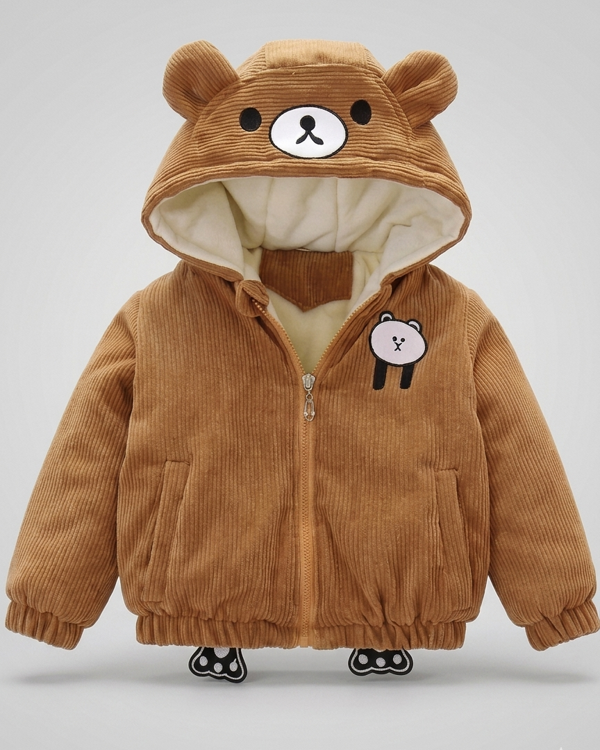 Chaqueta bebé invierno y ropa bebé invierno chaqueta niña invierno acolchada con capucha de osito , en España