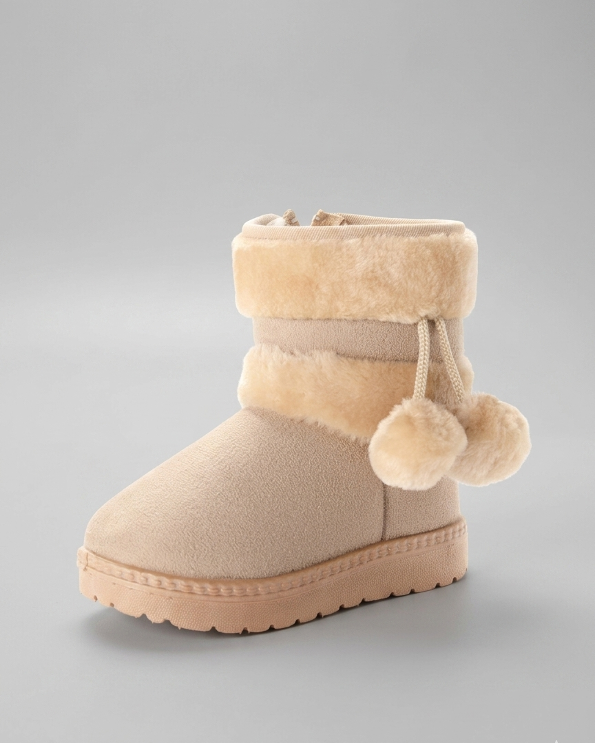 Bota Invierno Infantil Forro de Piel Cálido