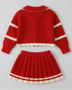 Vestido niña invierno elegante falda plisada manga larga ropa infantil,destacada para looks elegantes y sencillos en España