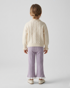 tejido cálido conjunto 2 piezas niña invierno suave y abrigado
