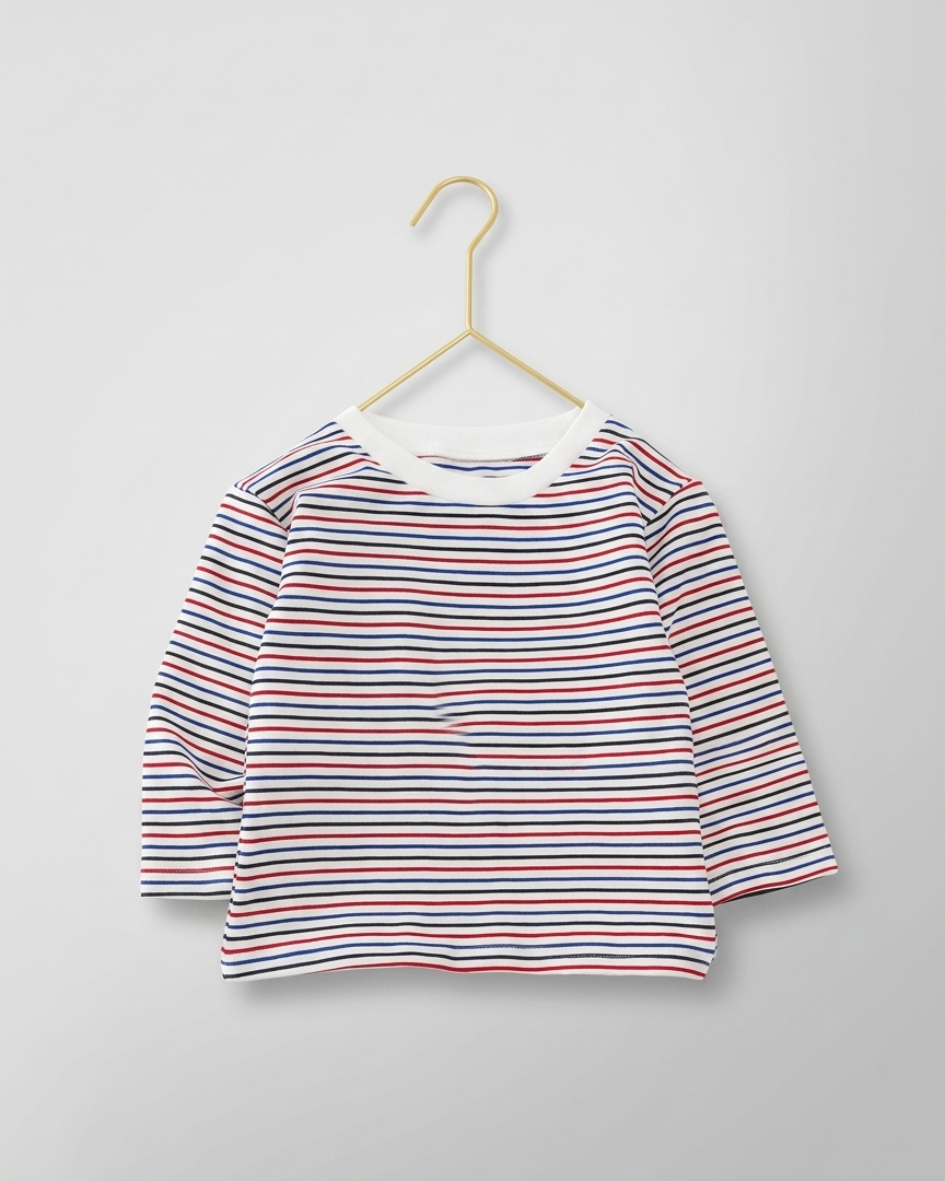 Conjunto niño 3 piezas ropa niño: chaqueta de algodón, camiseta de rayas y vaqueros cómodos en España