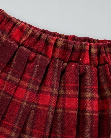 Vestido niña invierno de punto con lazo en el cuello y mangas largas estilo clásico,Ideal para primavera en España