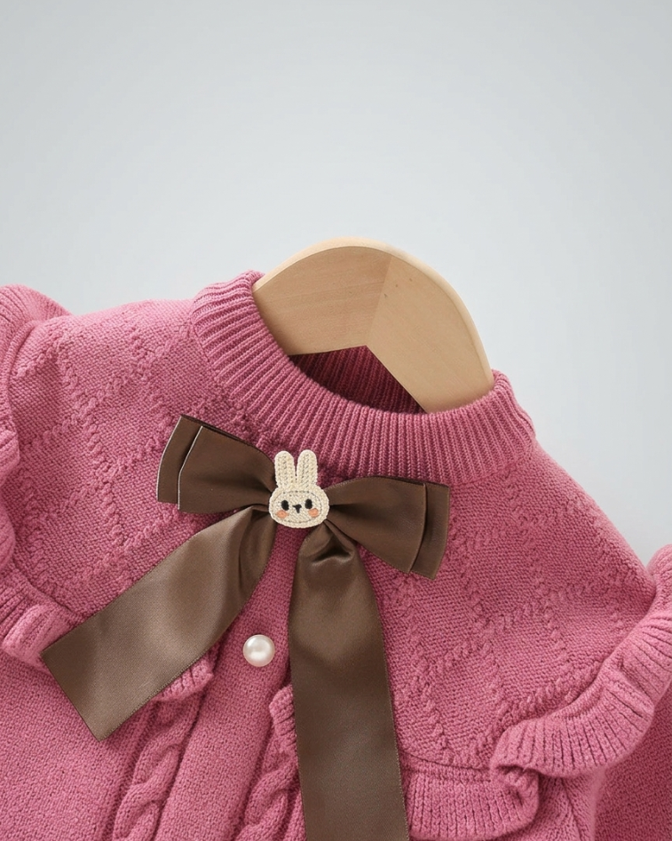 Vestido niña invierno tejido conjunto 2 piezas (top y falda plisada) niña de dos piezas Ideal para primavera y para clima otoñal en España