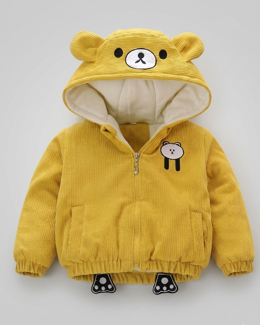 Chaqueta bebé invierno y ropa bebé invierno chaqueta niña invierno acolchada con capucha de osito , en España