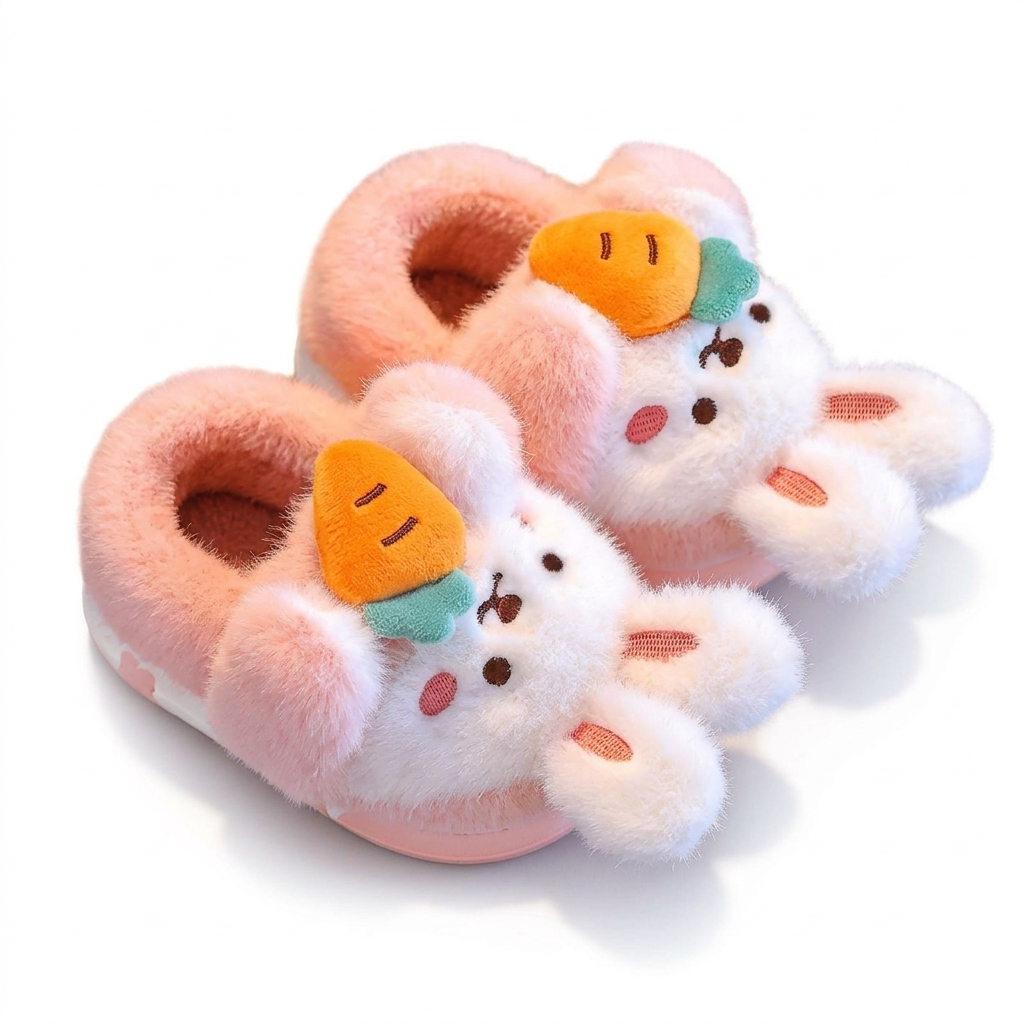 Pantuflas de invierno cálidas con diseño de dibujos animados en España