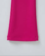Conjunto Niña Bordado Floral 2 Piezas Elegante Rosa