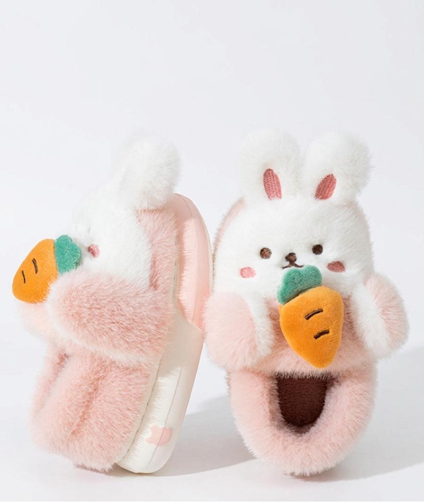Pantuflas de invierno cálidas con diseño de dibujos animados en España