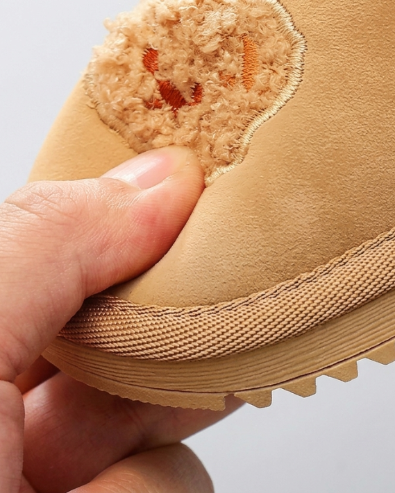 Botas Niño Cara de Osito Invierno Cálido
