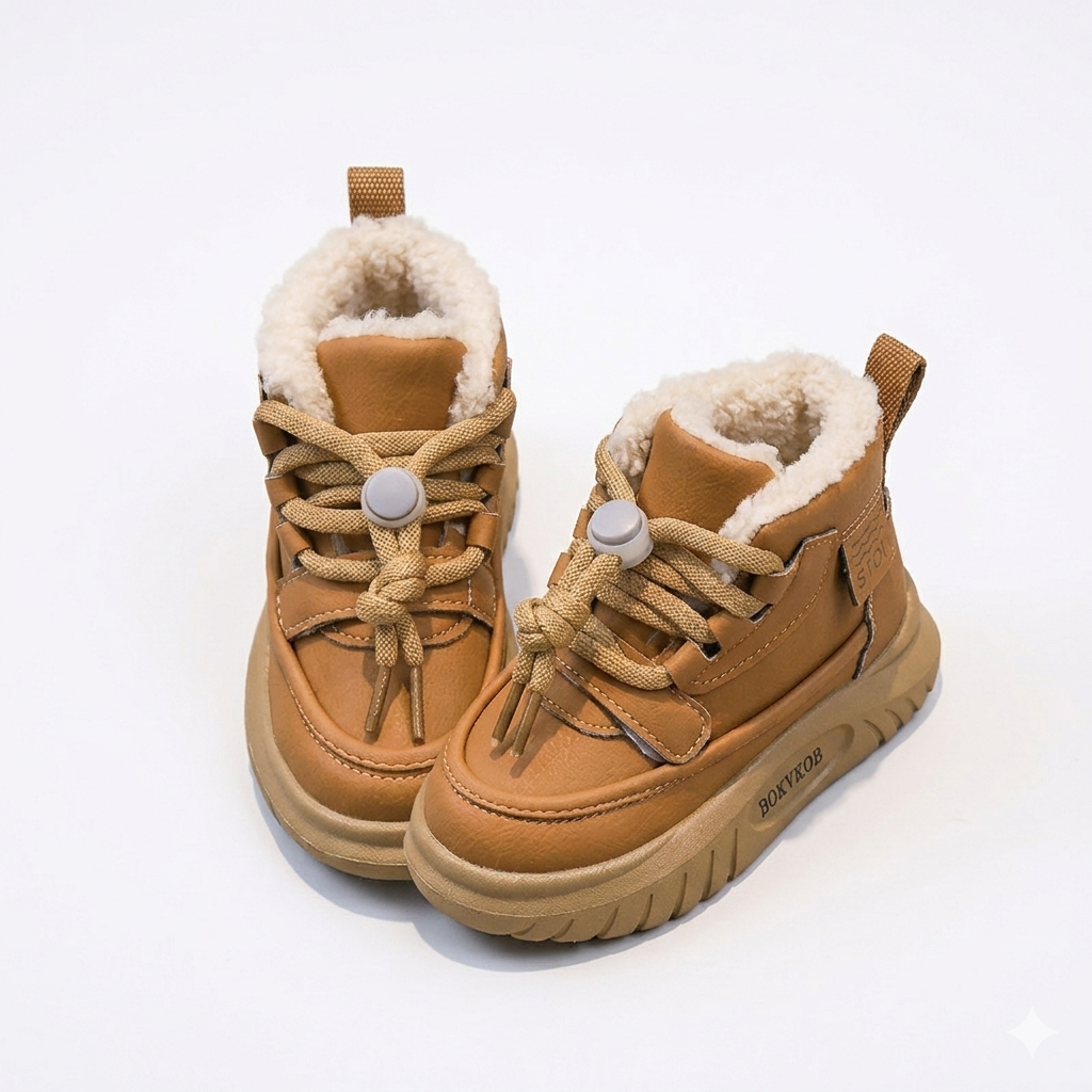 Botas de invierno cálidas con forro de piel suave en España
