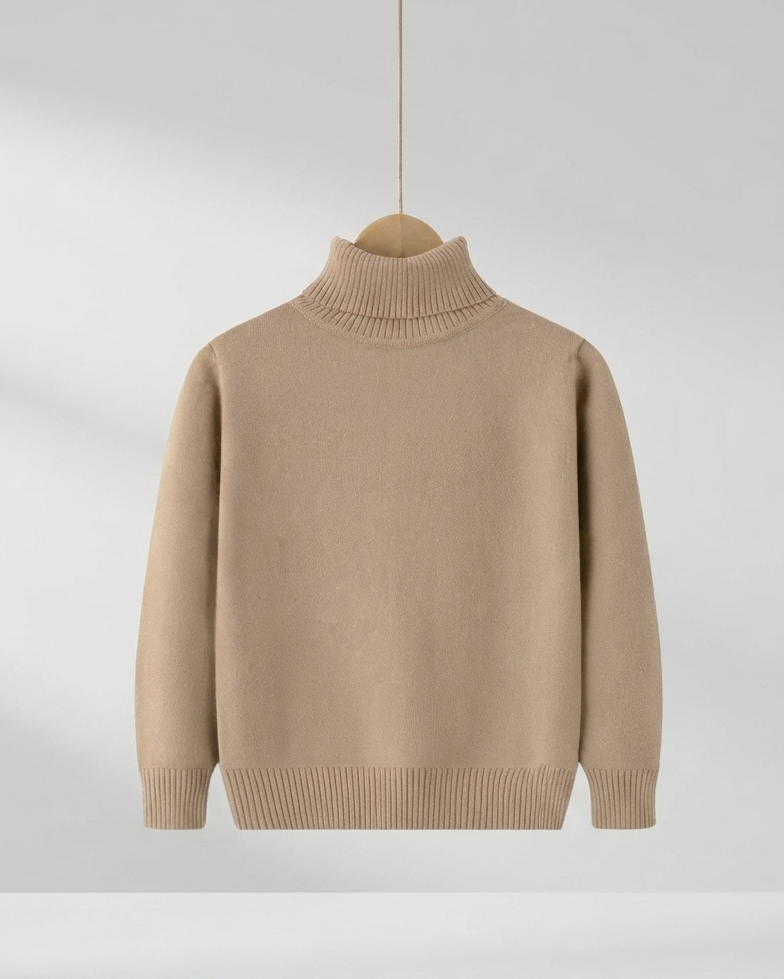 Jersey Infantil de Cuello Alto  Suave, Cálido y Elegante para el Invierno