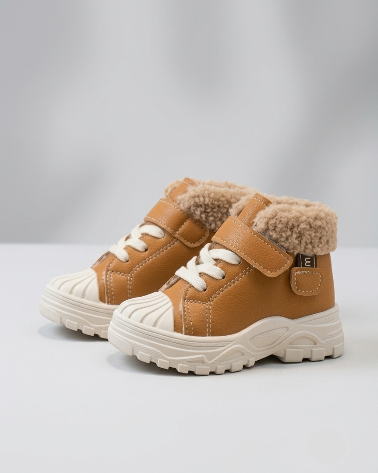 Zapatos cálidos forrados de piel con un diseño moderno. en España