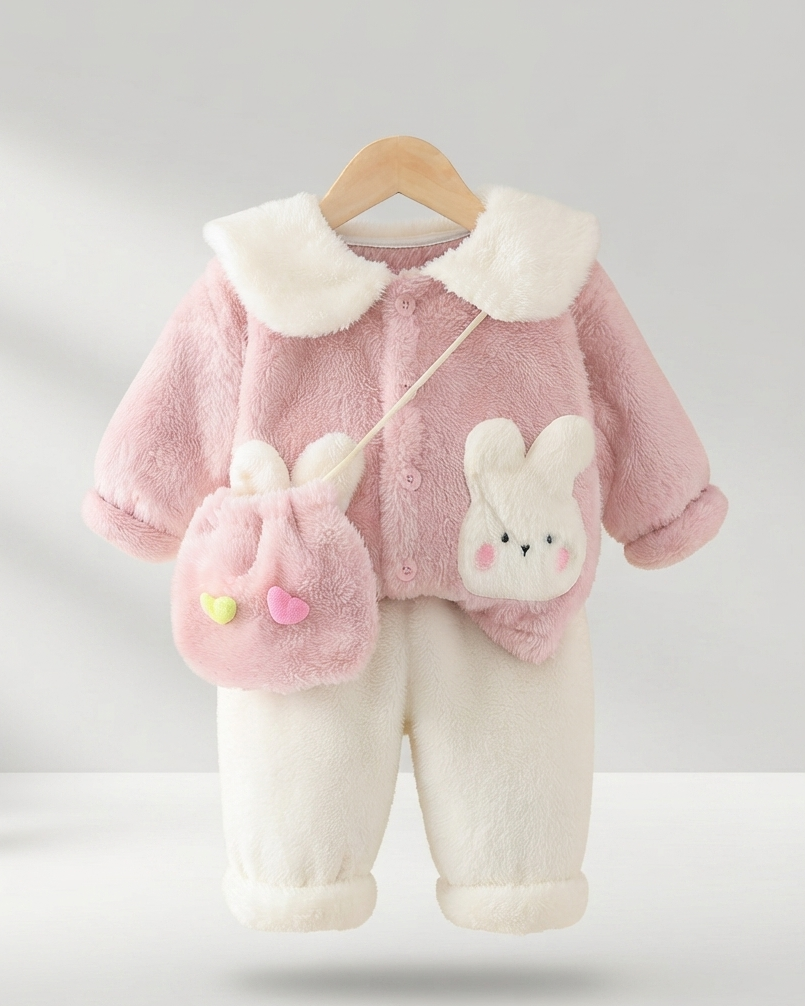 Conjunto de Invierno de 3 Piezas para Bebé Suavidad, Calidez y Mucha Ternura
