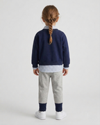Conjunto niña 3 piezas ropa infantil: suéter bordado, camiseta a rayas  en España