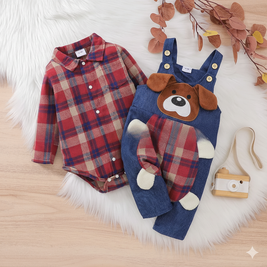 Conjunto completo de 2 piezas con zapatillas deportivas