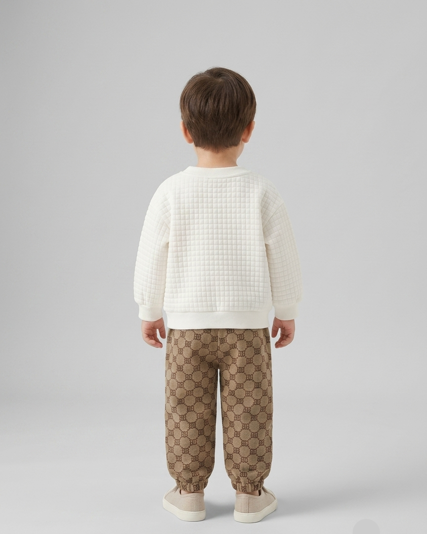 Conjunto bebé niño 2 piezas sudadera y pantalón algodón invierno en España