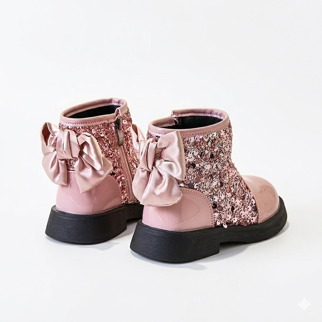 Zapato para niña con diseño brillante y atractivo en España