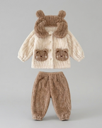 Conjunto niña y  nino de terciopelo 2 piezas invierno , Perfecto para moverse  en España