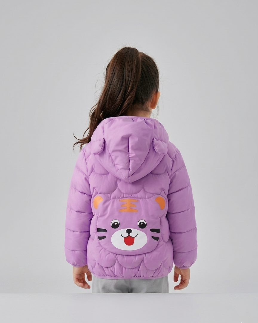 Chaqueta niño invierno acolchado con capucha y cremallera – ropa niño invierno,Ideal para clima otoñal en España