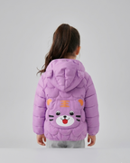 Chaqueta niño invierno acolchado con capucha y cremallera – ropa niño invierno,Ideal para clima otoñal en España