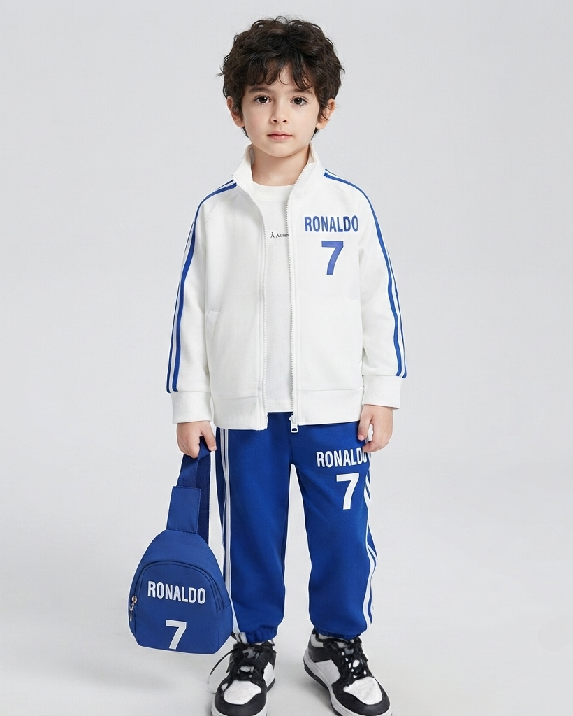 Chándal RONALDO 3 Piezas  Conjunto Deportivo