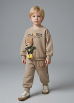 Conjunto Niño Invierno 2 Piezas, Sudadera y Pantalón Cálidos