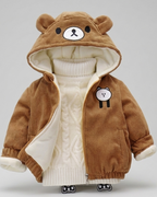 Chaqueta bebé invierno y ropa bebé invierno chaqueta niña invierno acolchada con capucha de osito , en España