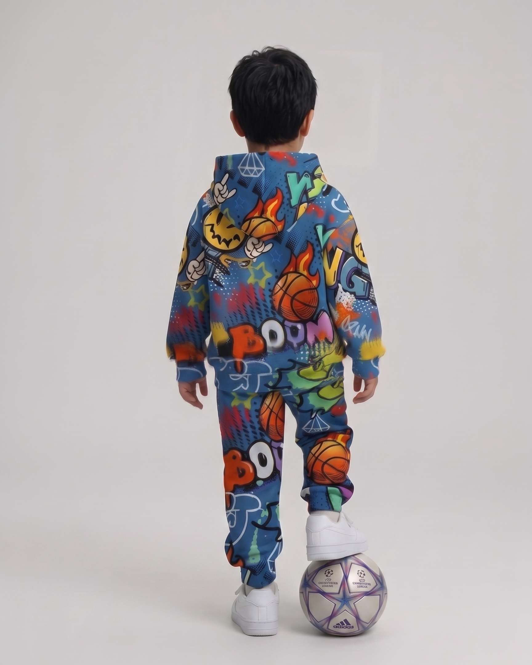 Conjunto niño deportivo 2 piezas sudadera con capucha y pantalón chándal en España