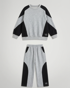 Conjunto niña deportivo 2 piezas: sudadera y pantalón estilo urbano streetwear | ropa niño cómoda en España