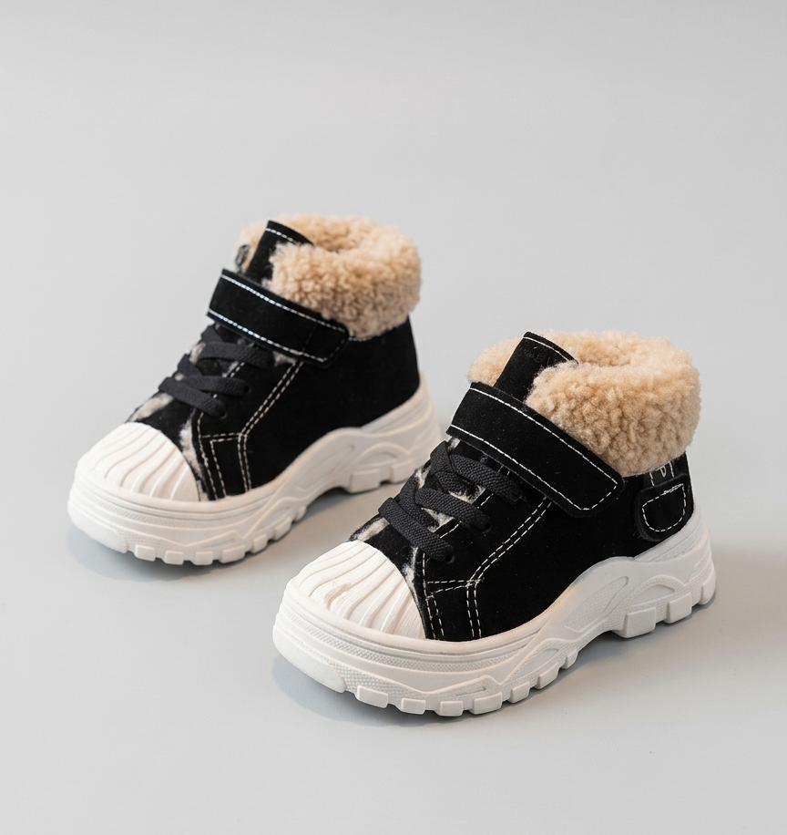 Zapatos cálidos forrados de piel con un diseño moderno. en España